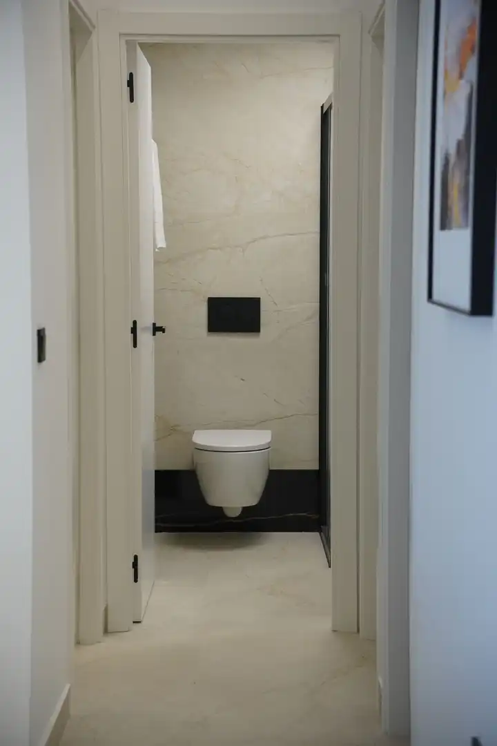 Baño de Apartamento en venta en Pilar de la Horadada con Aire acondicionado, Calefacción y Jardín privado