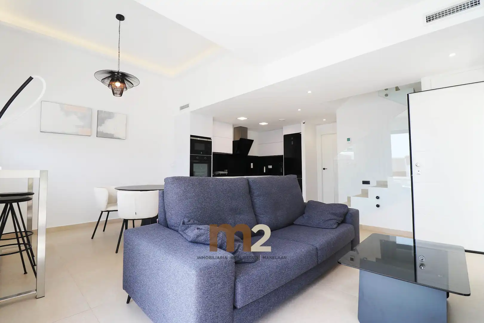 Sala de estar de Casa o chalet en venta en Guardamar del Segura con Aire acondicionado, Calefacción y Jardín privado