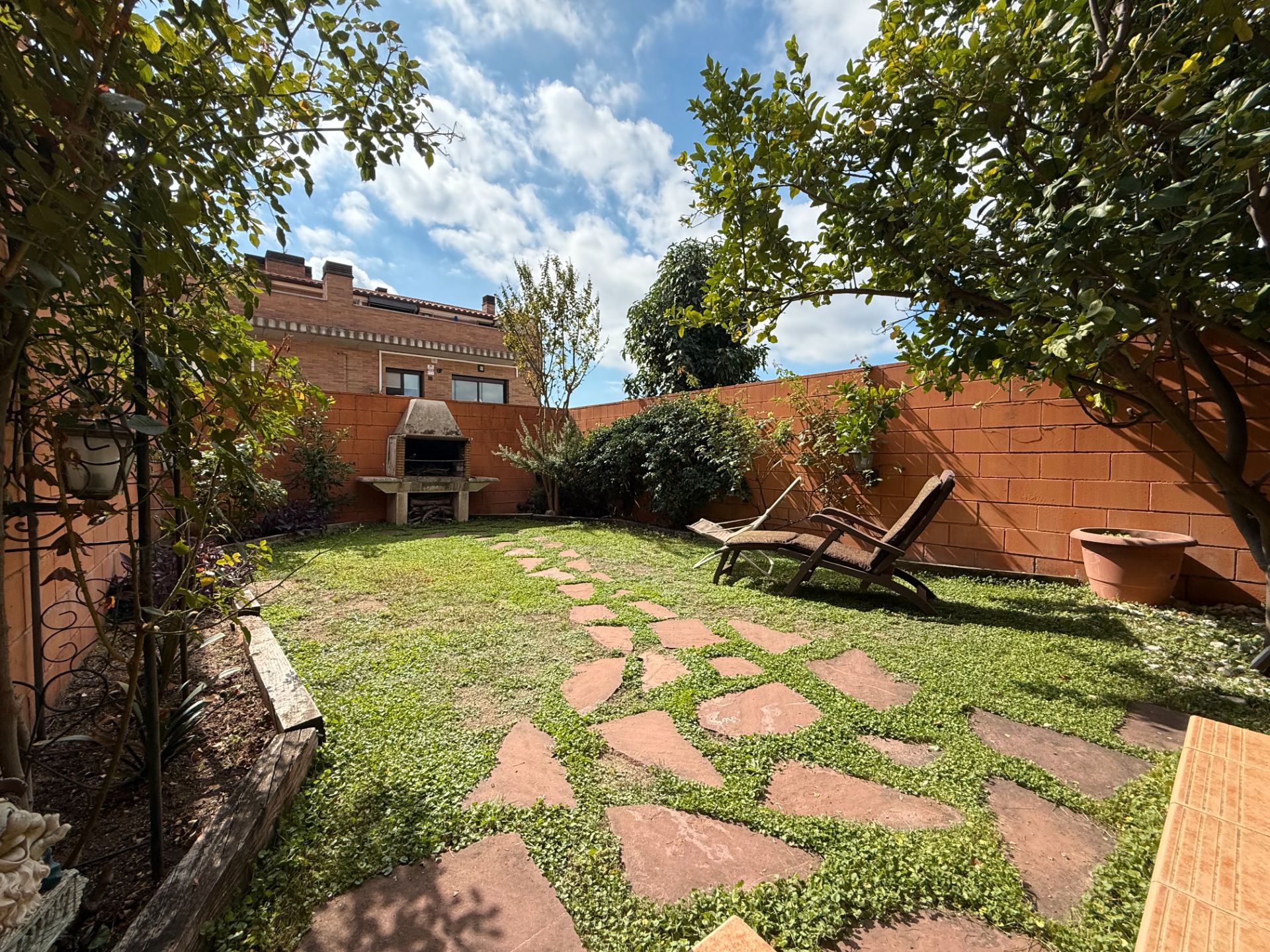 Garden of Single-family semi-detached for sale in Sabadell  with Air Conditioner, Heating and Private garden
