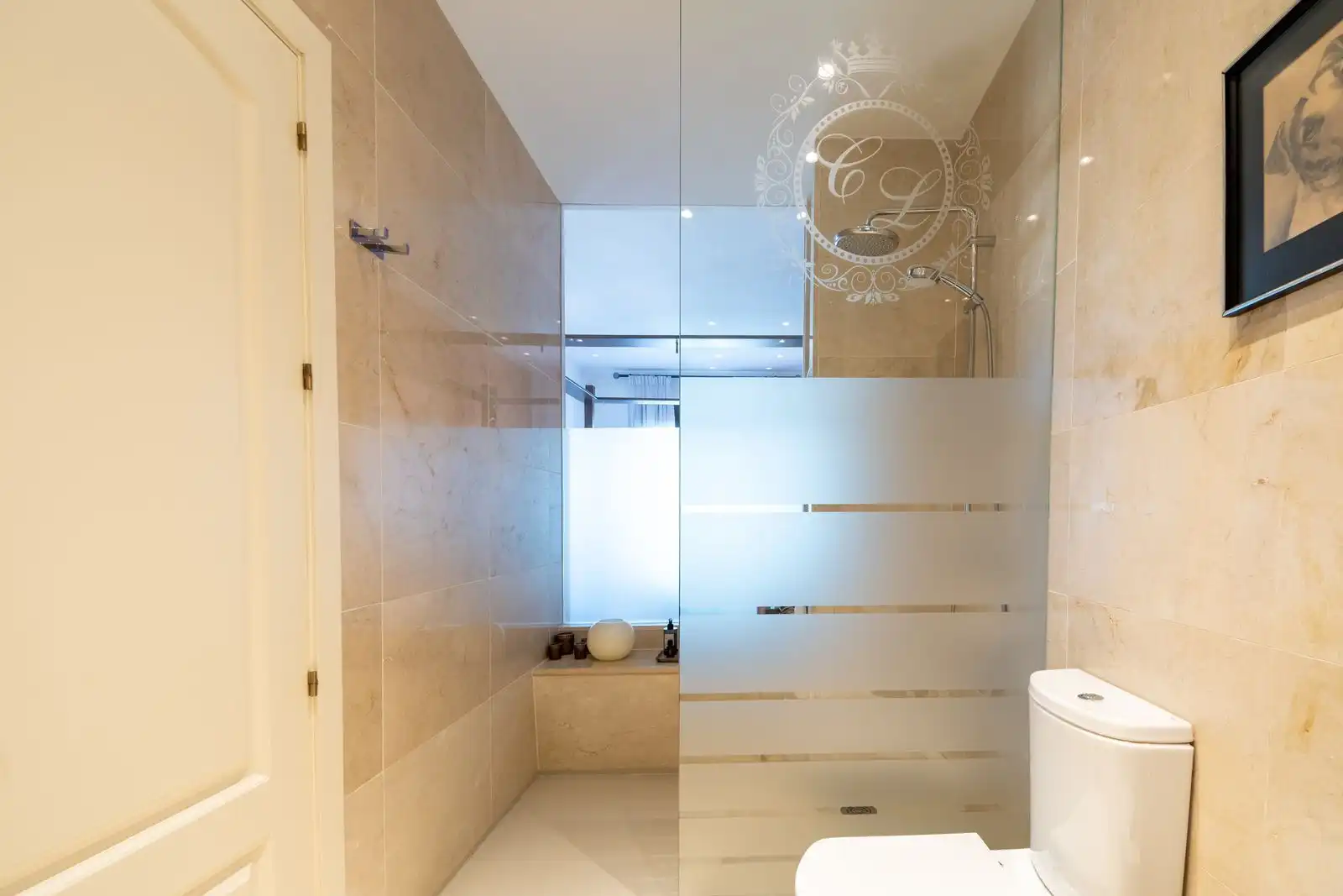 Baño de Casa adosada en venta en Estepona con Aire acondicionado, Amueblado y Horno