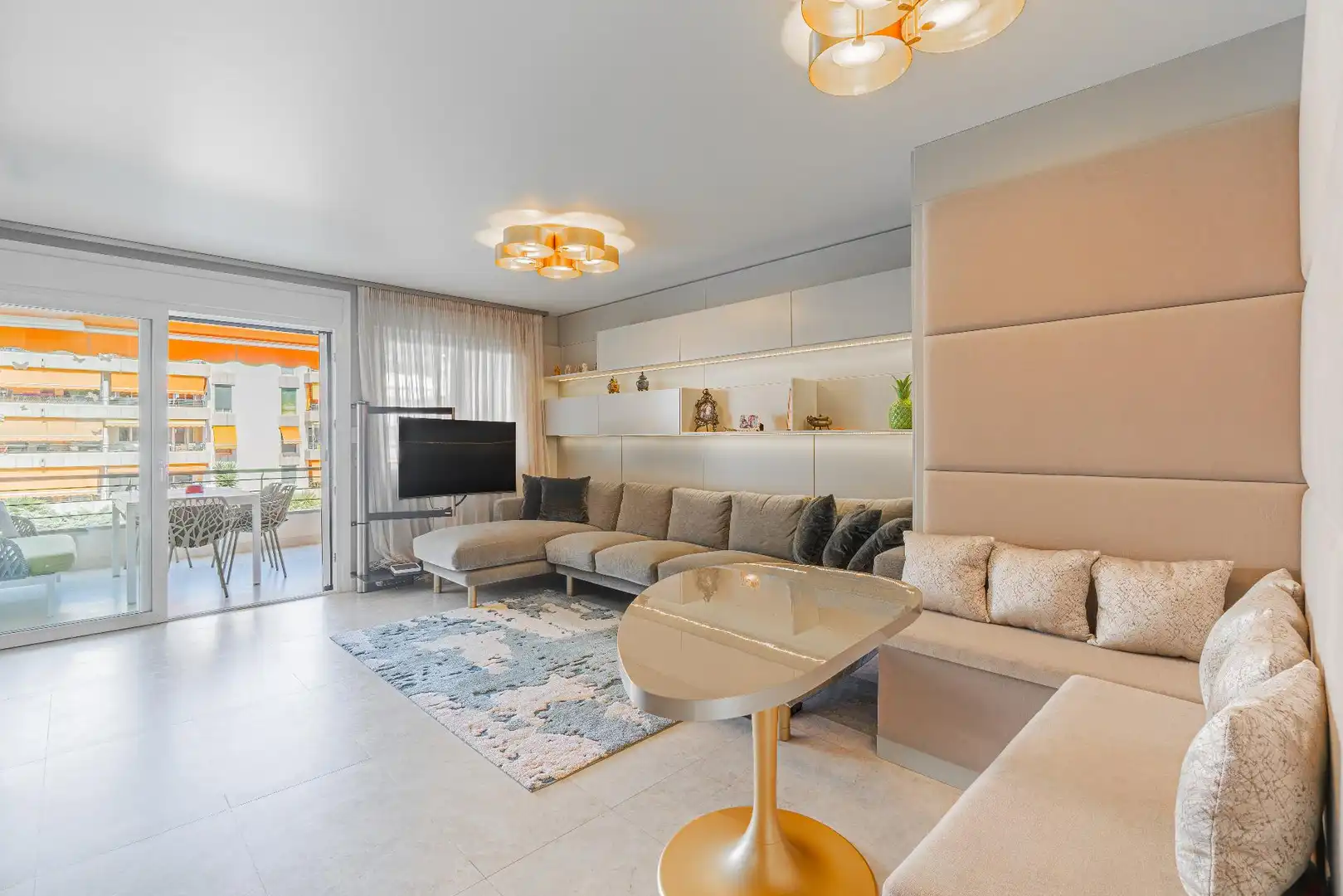 Sala de estar de Apartamento en venta en Calvià con Aire acondicionado, Jardín privado y Terraza