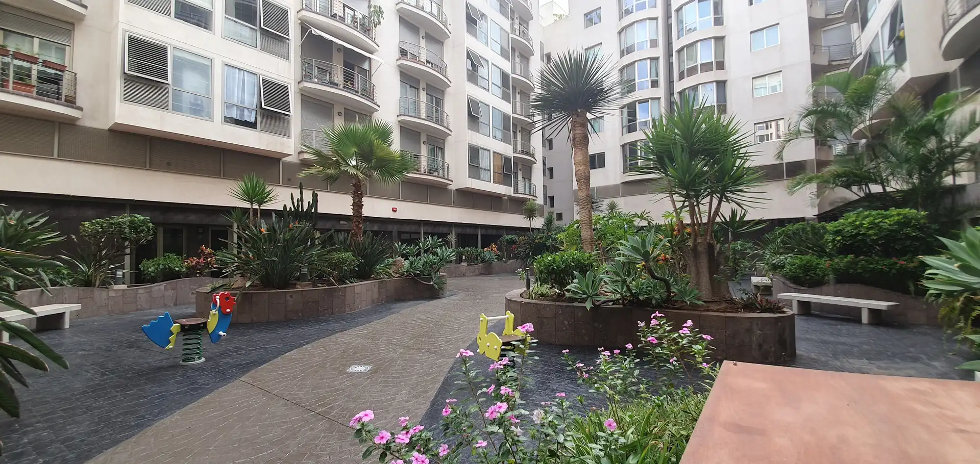 Terrace of Flat for rent in Santa Cruz de Tenerife  with Private garden, Parquet flooring and Terrace