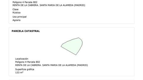 Foto 4 de Terreny en venda a Santa María de la Alameda, Madrid