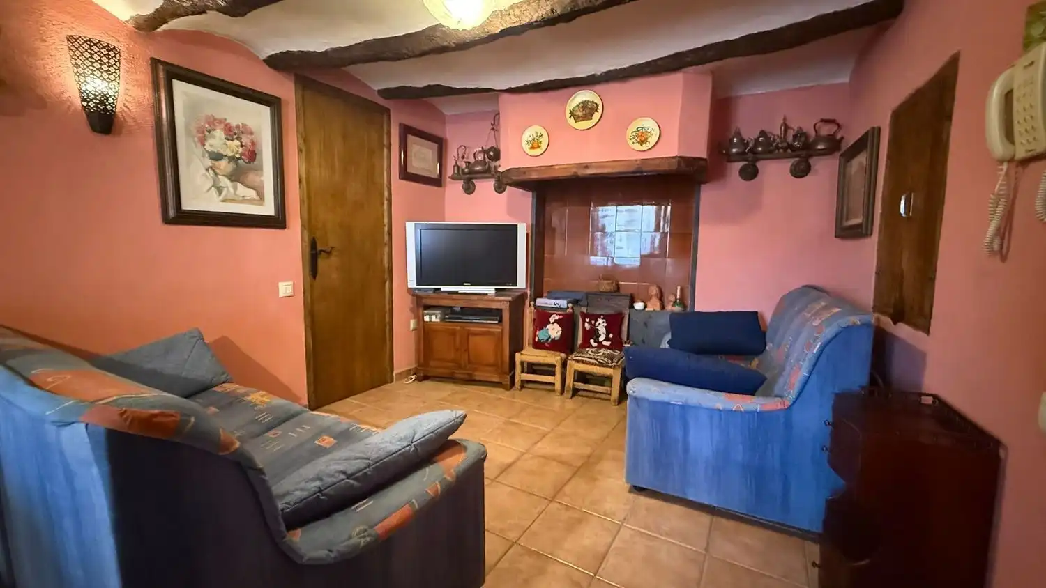 Sala de estar de Casa o chalet en venta en Castellote con Terraza y Trastero