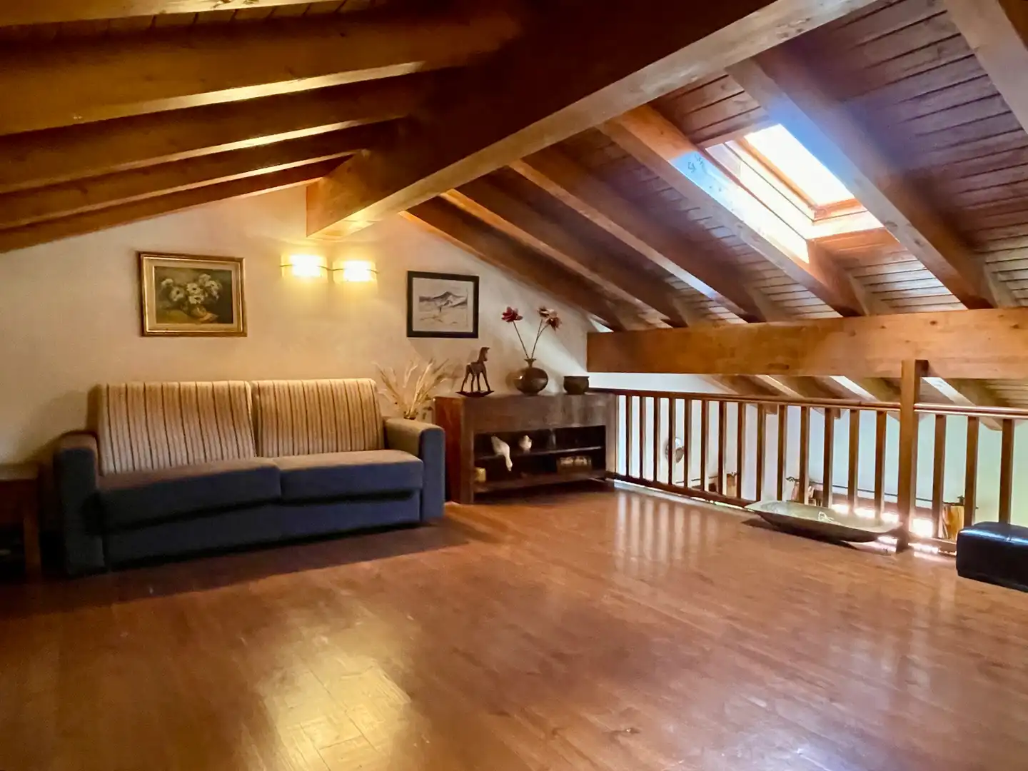 Living room of Duplexes for sale in Setcases  with Heating, Parquet flooring and Furnished