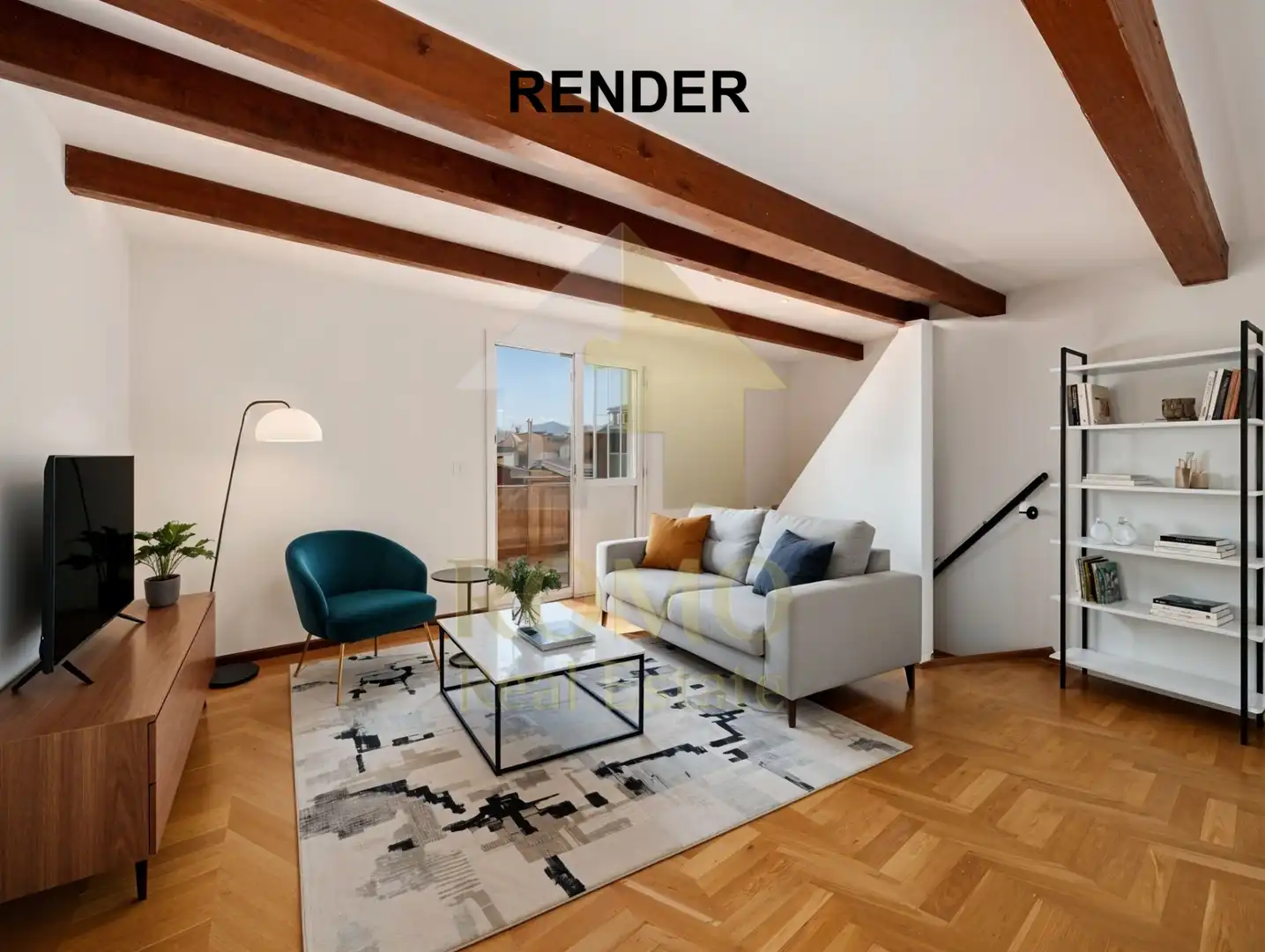 Sala de estar de Casa adosada en venta en Terrassa con Terraza y Trastero