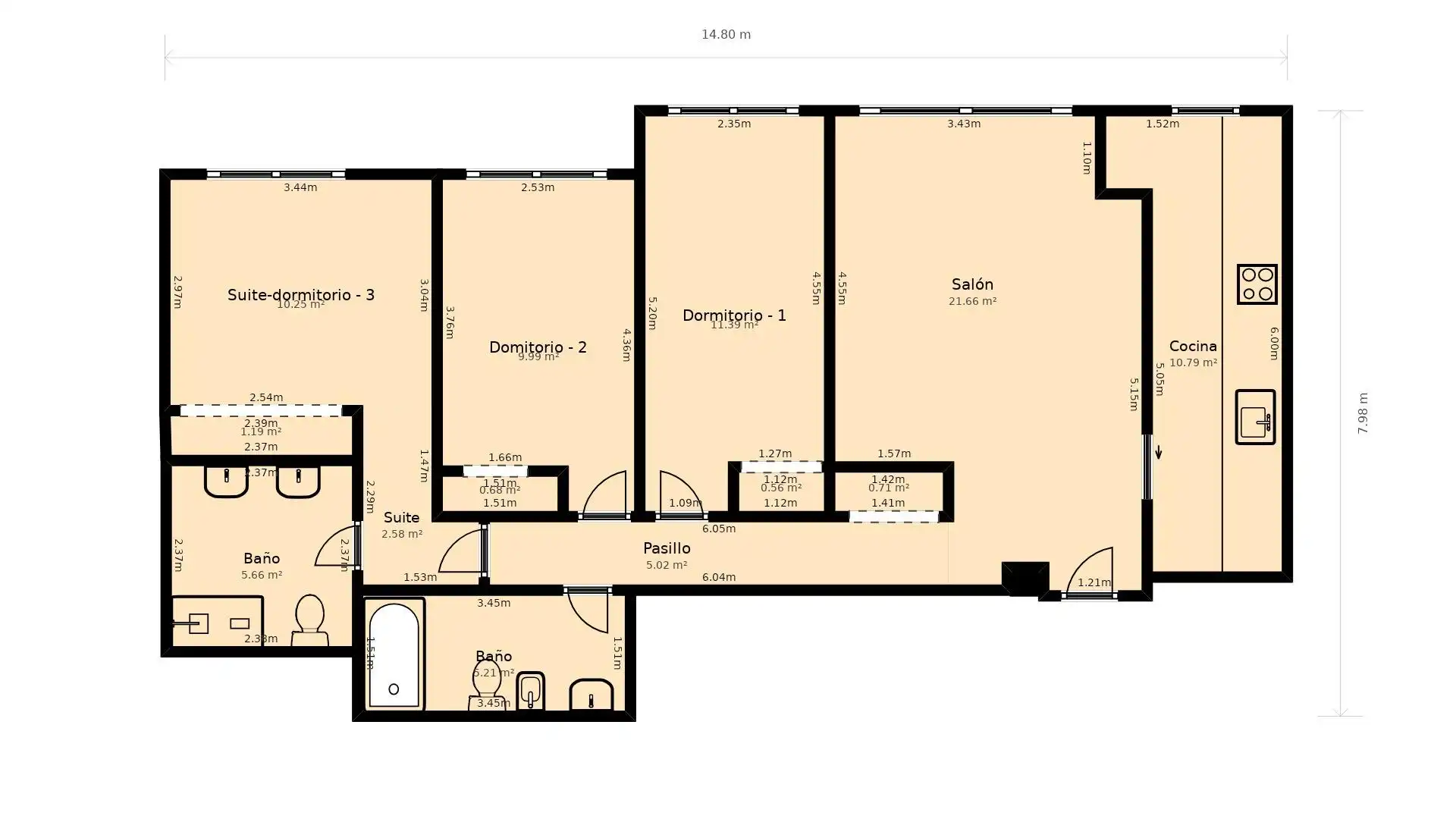 Flat with pool for sale in VICENTE ALEXANDRE, imagen 50