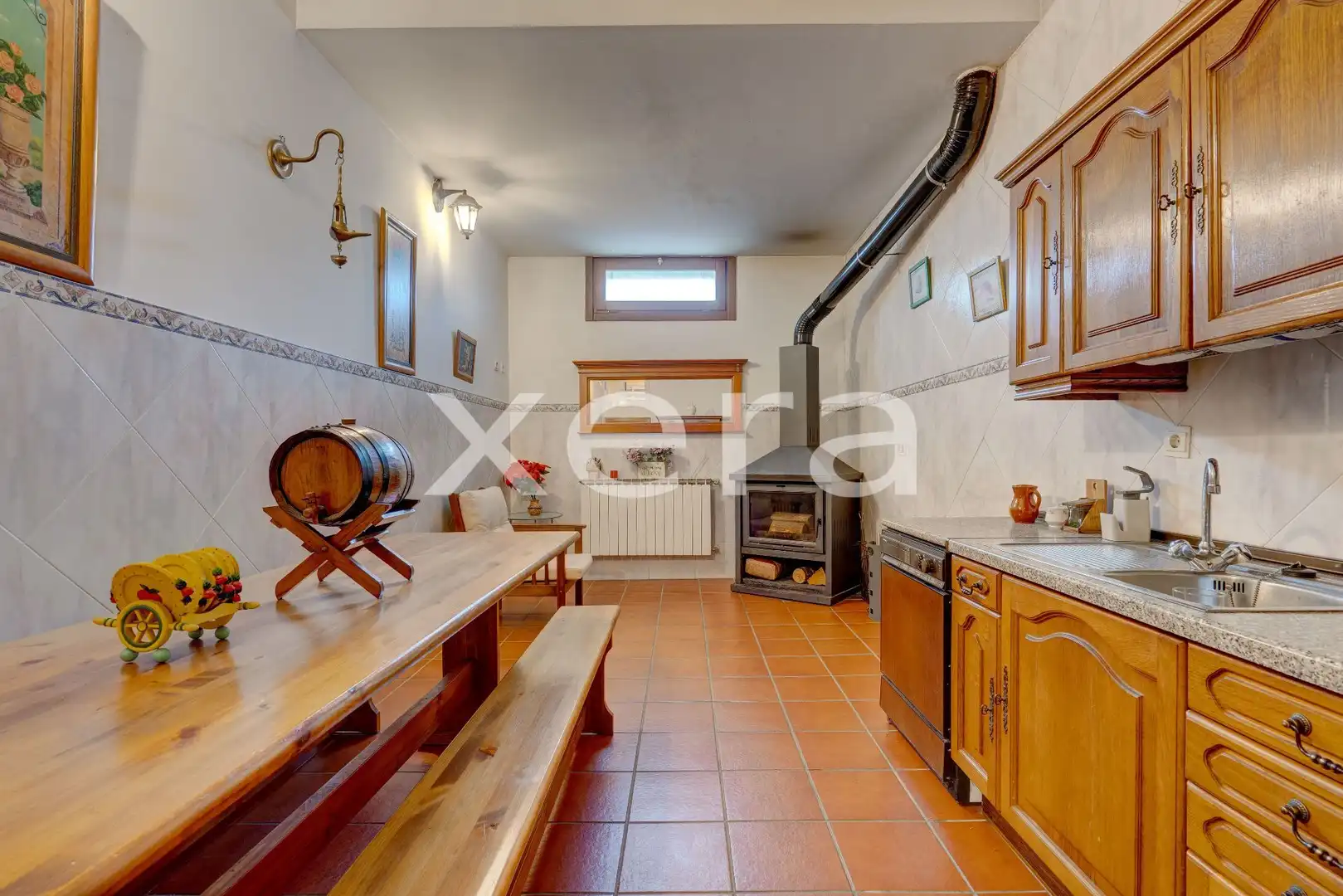 Cocina de Casa adosada en venta en Urnieta con Calefacción, Terraza y Trastero