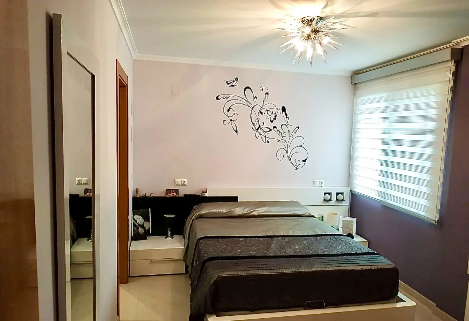 Schlafzimmer von Wohnung zum Verkauf in Sueca mit Klimaanlage, Abstellraum und Balkon
