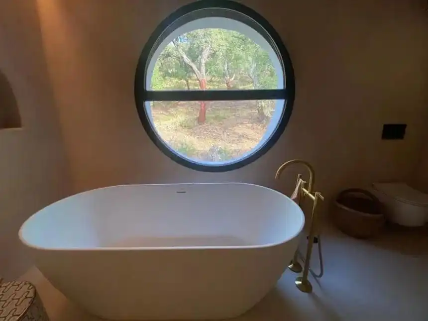 Baño de Finca rústica en venta en Monda con Aire acondicionado, Jardín privado y Terraza