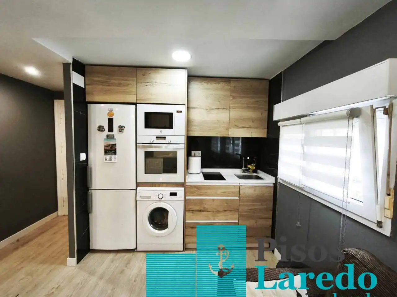 Kitchen of Flat for sale in Limpias  with Heating, Parquet flooring and Furnished