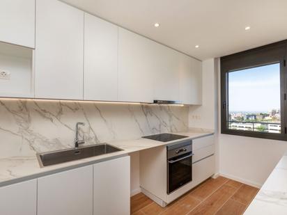 Küche von Wohnung miete in Esplugues de Llobregat mit Klimaanlage und Terrasse