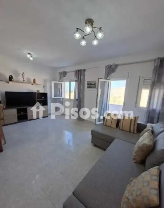 Sala de estar de Ático de alquiler en Almería con Amueblado