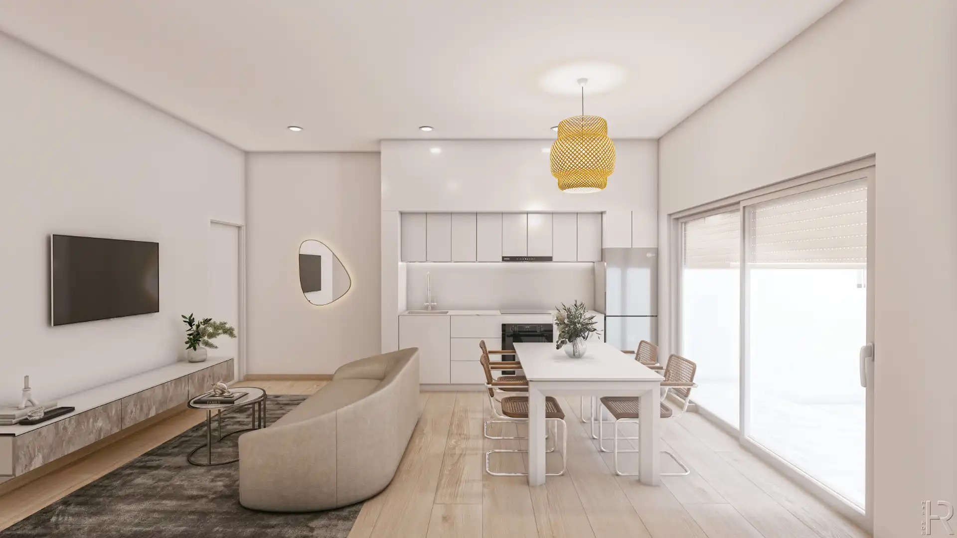 Sala d'estar de Casa o xalet en venda en Mogente / Moixent amb Aire condicionat, Terrassa i Piscina comunitària