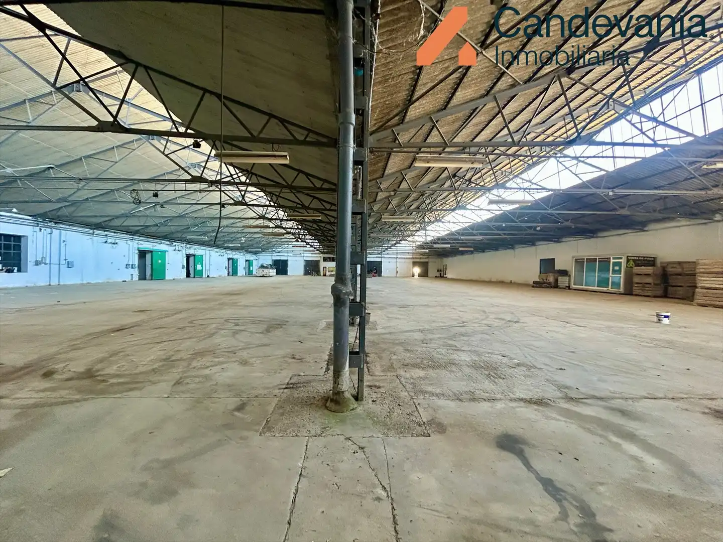 Vista exterior de Nave industrial en venta en Zuera