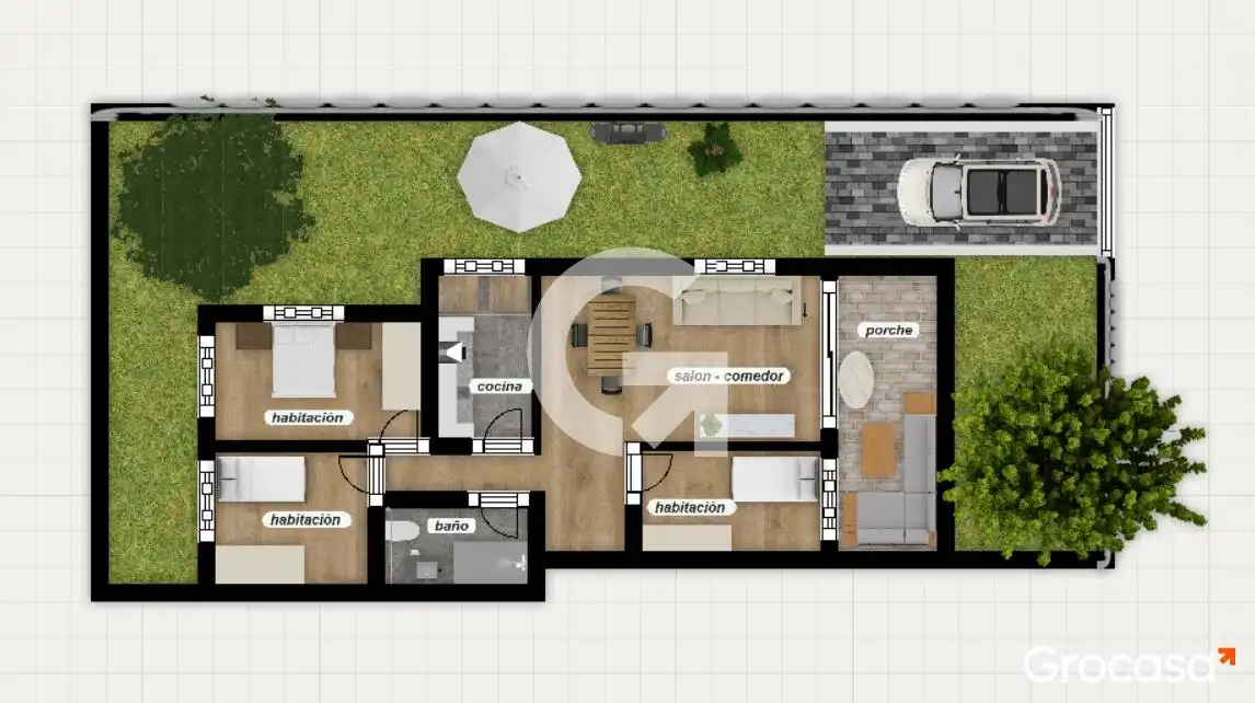 Erdgeschoss zum Verkauf in Cunit mit Privatgarten und Terrasse