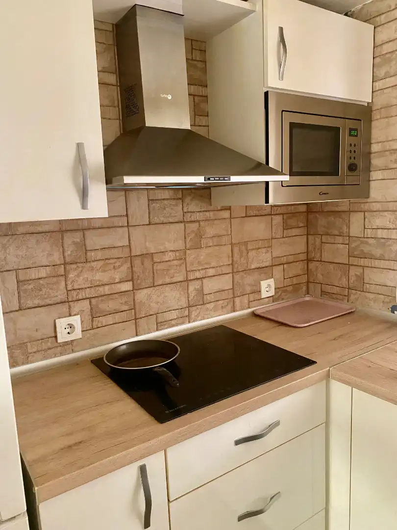 Cocina de Apartamento en venta en Albacete con Aire acondicionado, Calefacción y Jardín privado