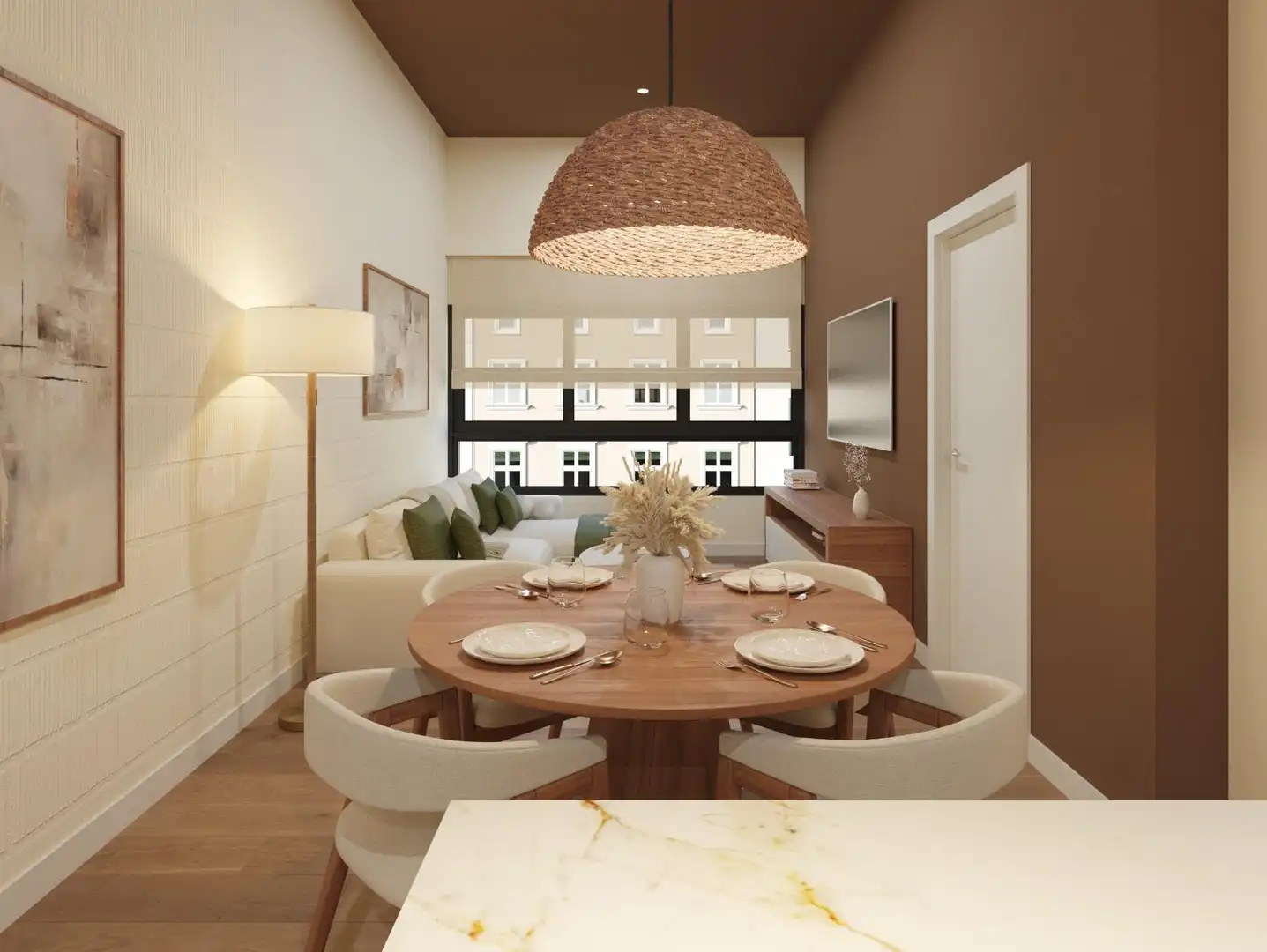 Esszimmer von Wohnung zur Miete in Alicante / Alacant mit Klimaanlage