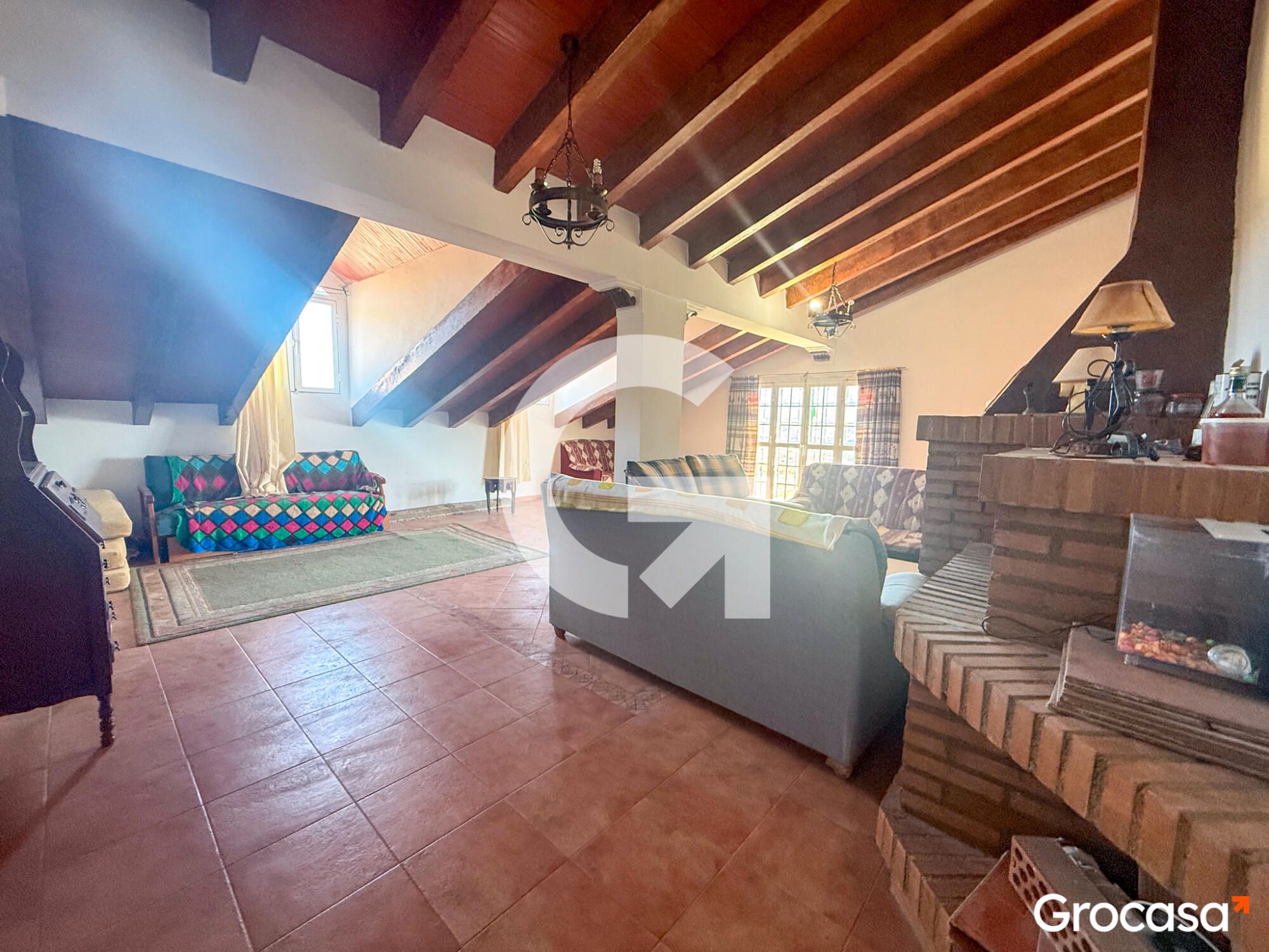 Sala d'estar de Finca rústica en venda en Vélez-Málaga amb Jardí privat, Terrassa i Balcó