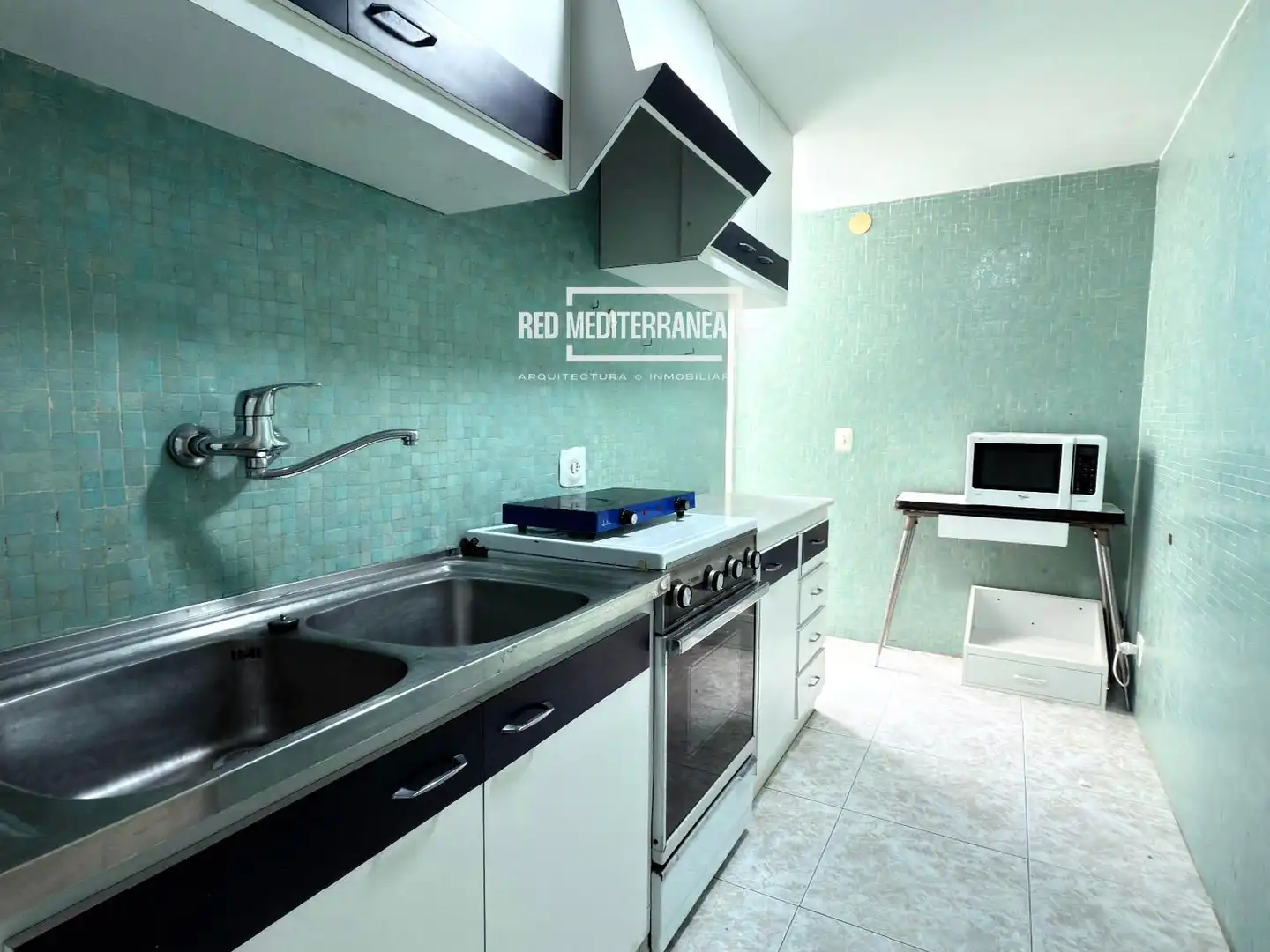 Küche von Wohnung zum Verkauf in Gandia mit Klimaanlage, Heizung und Terrasse