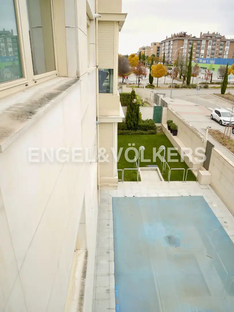 Terrace of Flat for sale in Madrid  with Air Conditioner, Heating and Swimming Pool