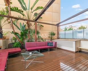 Terrace of Flat to rent in  Barcelona Capital  with Air Conditioner and Terrace