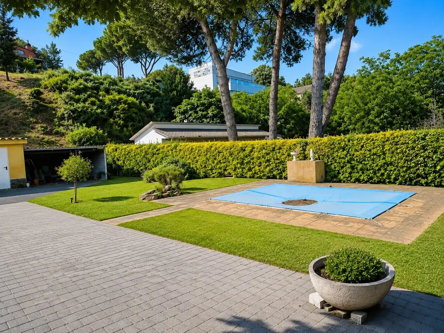 Jardí de Casa o xalet en venda en Sant Pere de Vilamajor amb Aire condicionat, Calefacció i Piscina