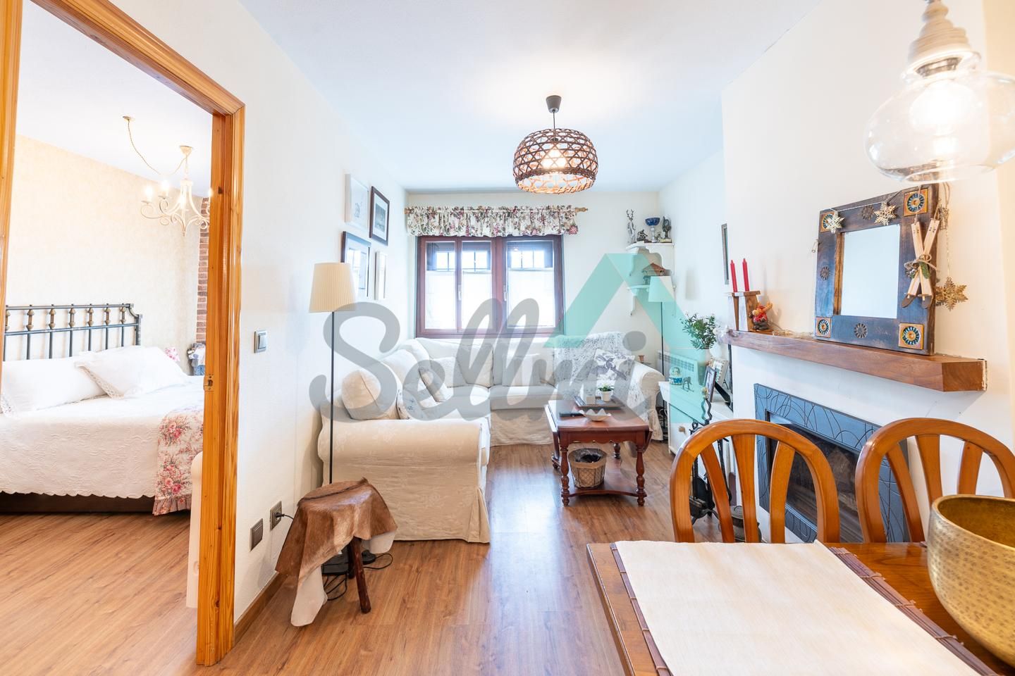 Living room of Flat for sale in Lena  with Heating and Furnished