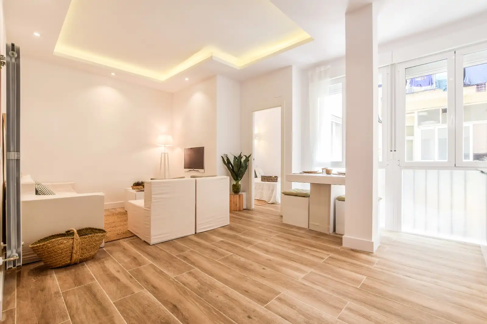 Sala de estar de Piso de alquiler en Madrid con Calefacción