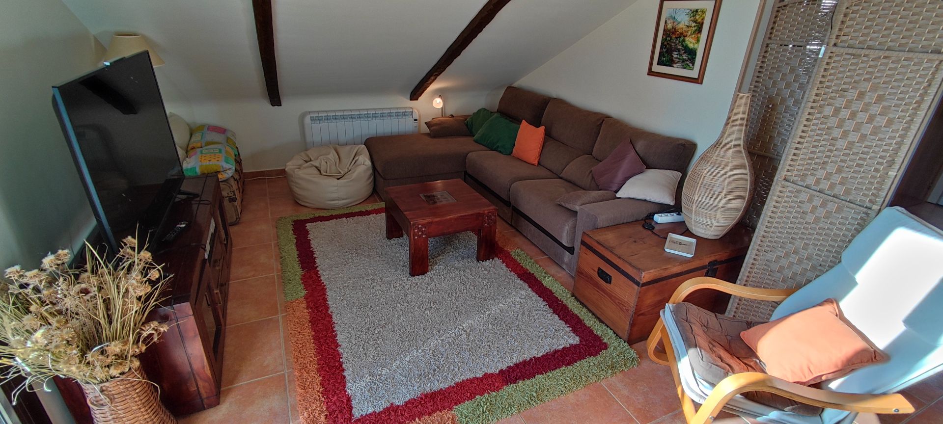 Living room of Apartment for sale in El Rasillo de Cameros  with Heating, Parquet flooring and Terrace