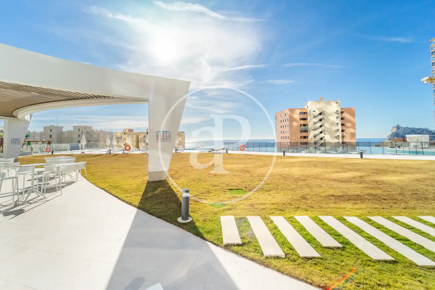Vista exterior de Piso en venta en Benidorm con Aire acondicionado, Calefacción y Jardín privado