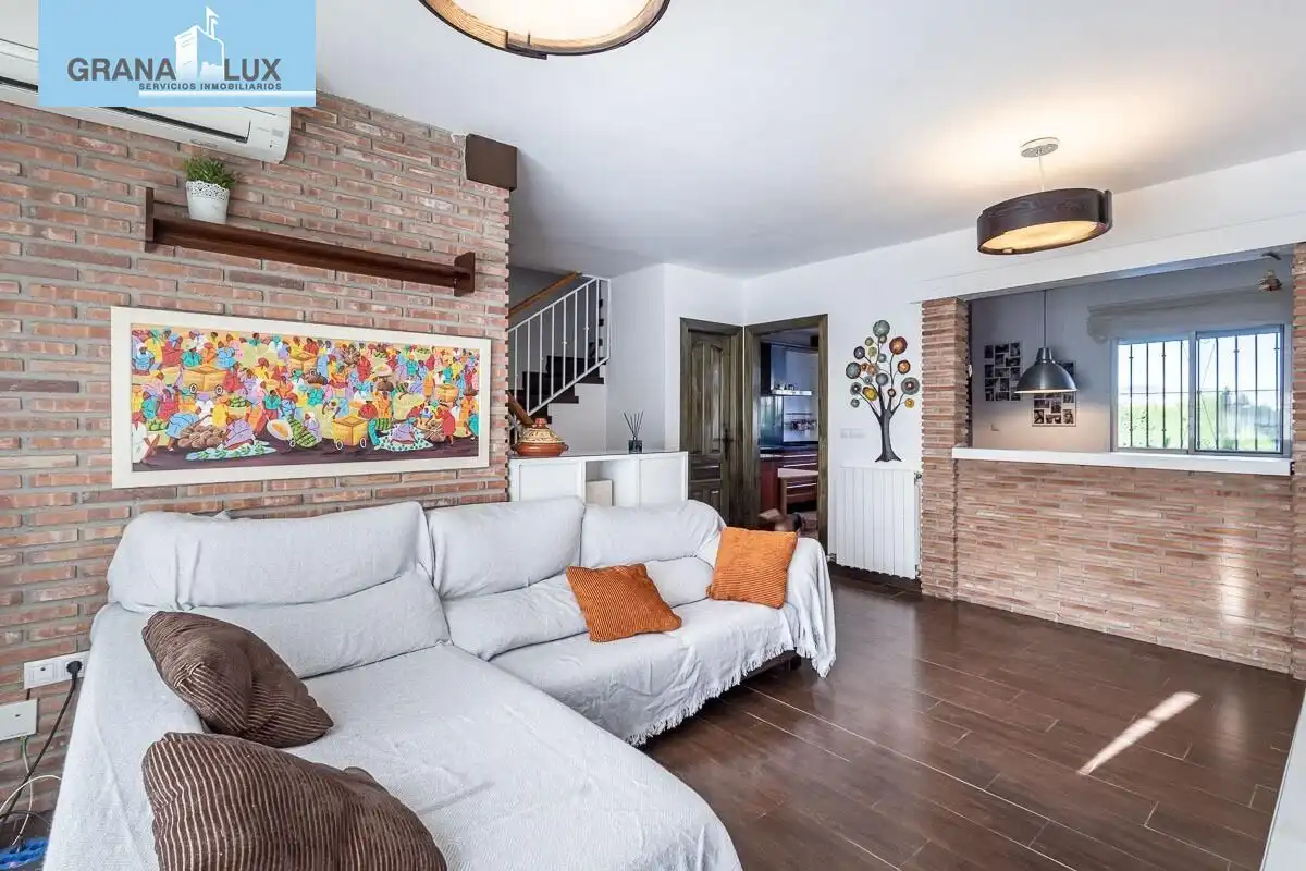 Sala de estar de Casa o chalet en venta en Vegas del Genil con Aire acondicionado, Calefacción y Terraza