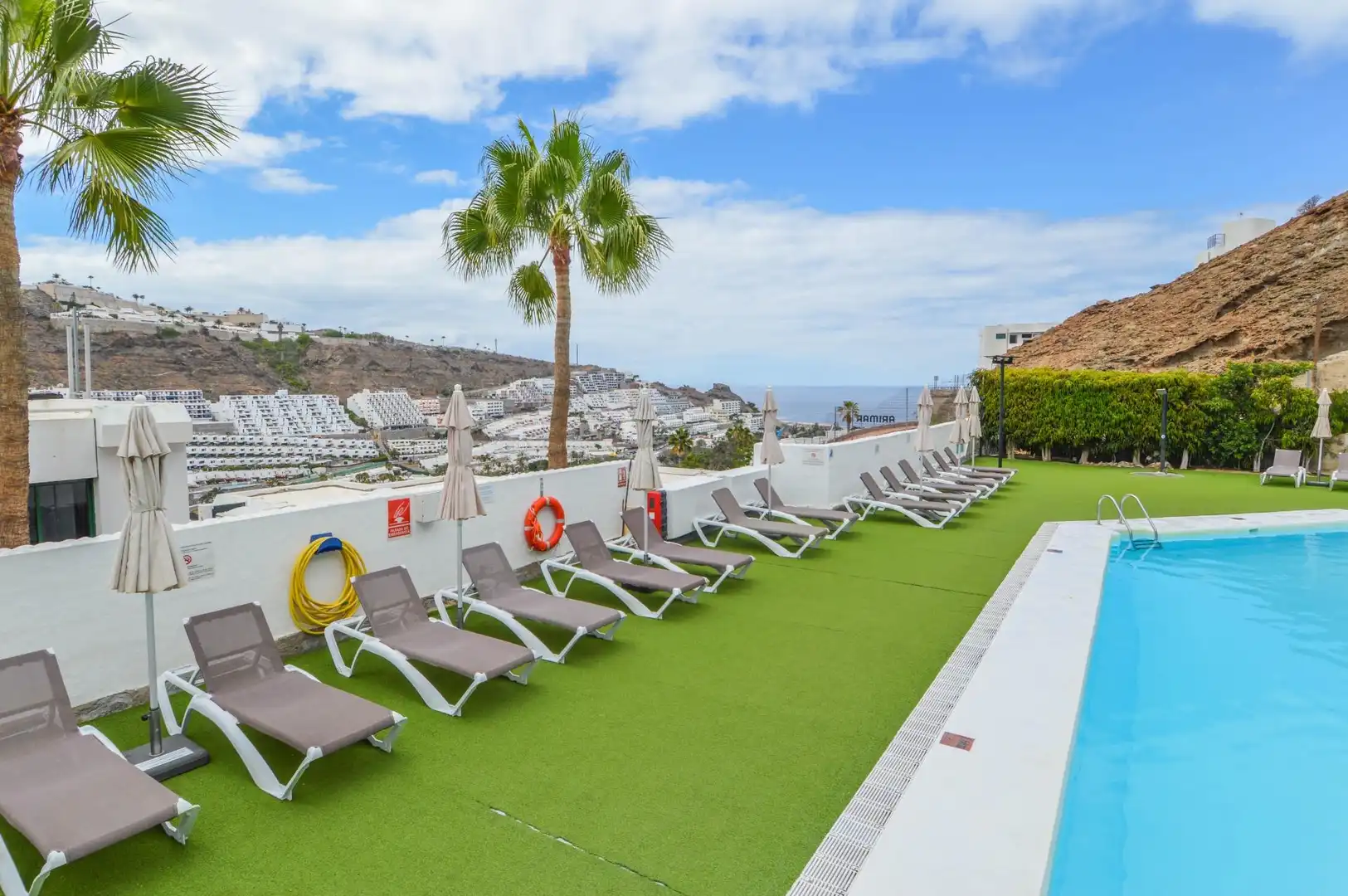 Terrassa de Apartament en venda en Mogán amb Terrassa, Moblat i Piscina comunitària