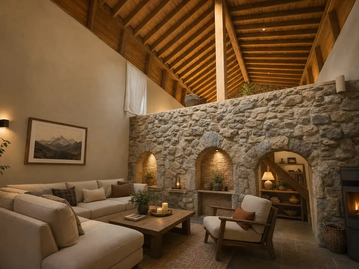 Sala d'estar de Finca rústica en venda en Muxika