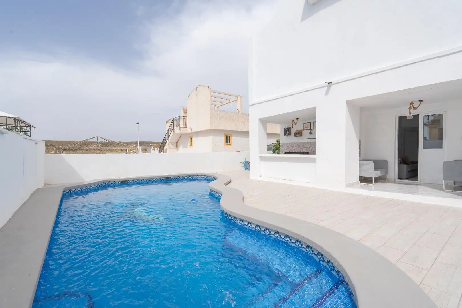 Piscina de Casa o chalet en venta en Mazarrón con Aire acondicionado, Calefacción y Jardín privado