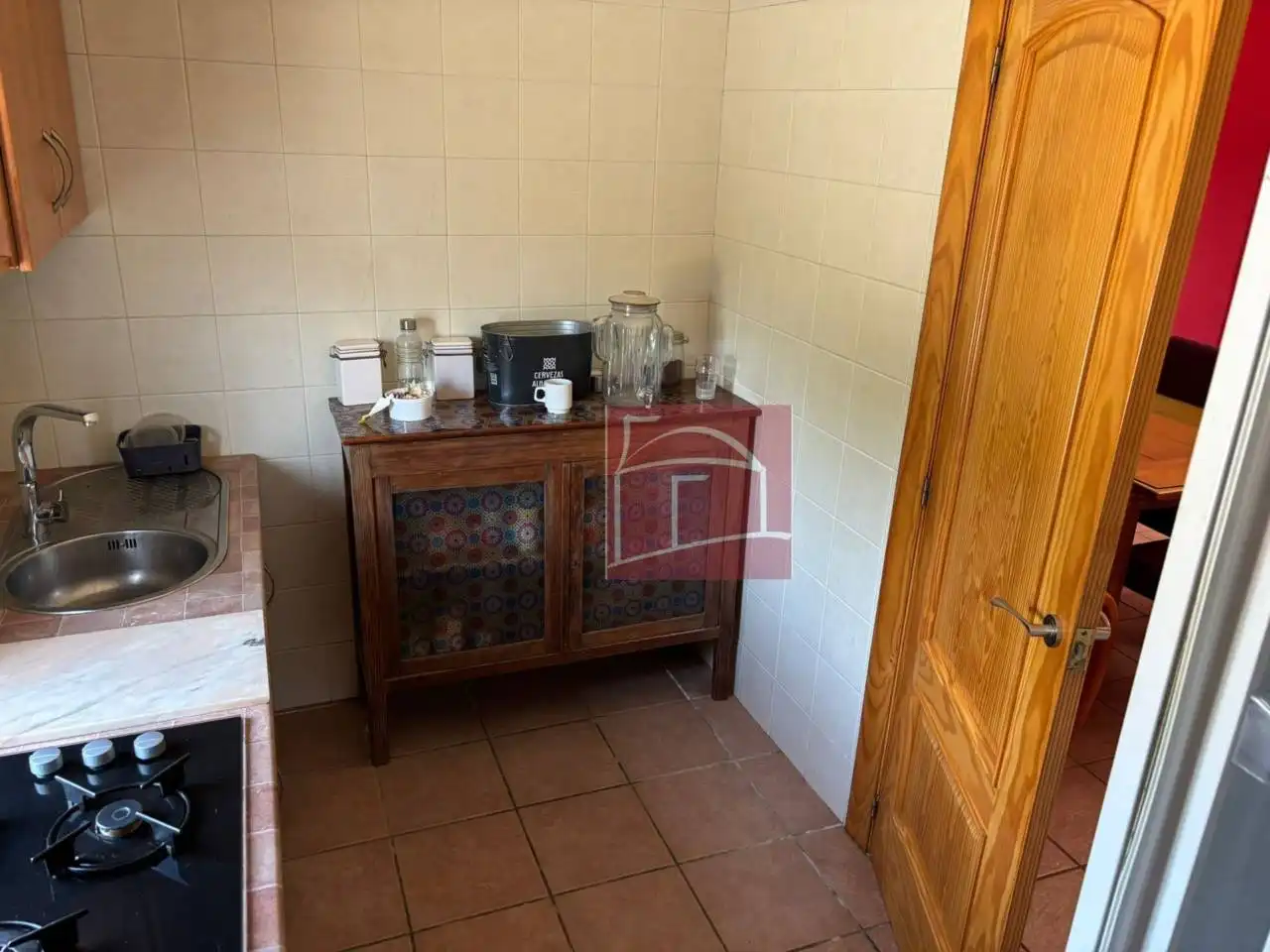Cocina de Finca rústica en venta en Villanueva de la Serena con Calefacción, Jardín privado y Piscina