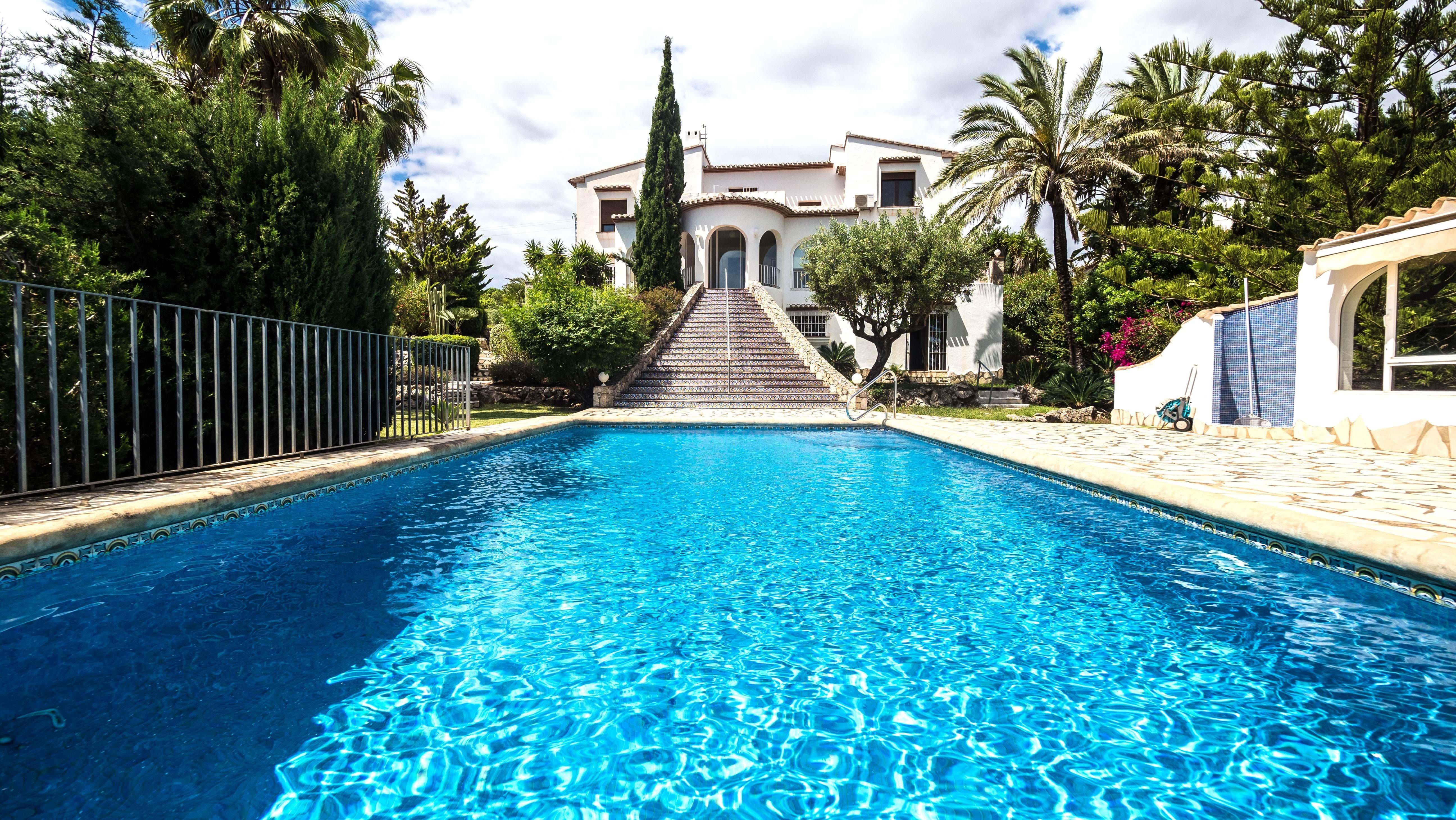 Swimming pool of House or chalet for sale in El Pego   with Air Conditioner, Heating and Swimming Pool