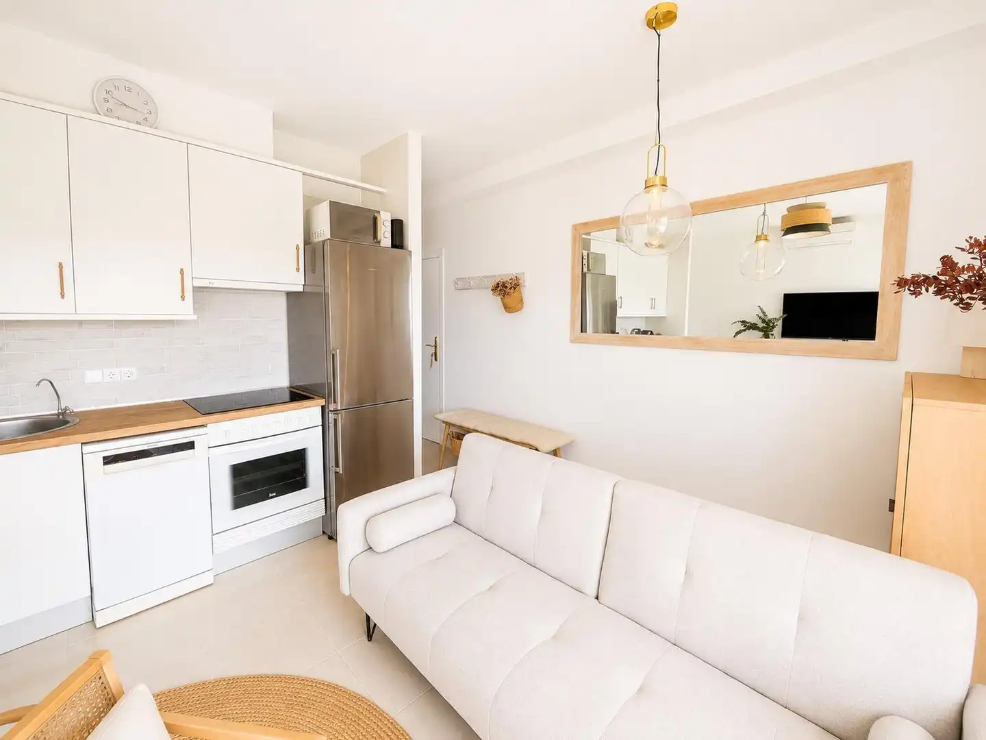 Living room of Flat for rent in Llucmajor  with Air Conditioner, Heating and Private garden