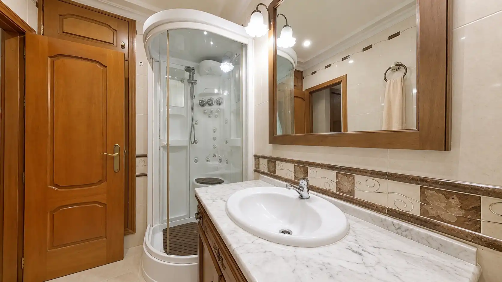 Baño de Casa o chalet en venta en Pepino con Aire acondicionado, Calefacción y Jardín privado