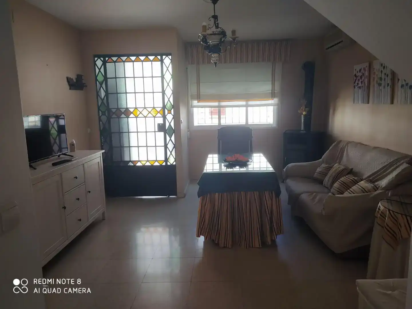 Sala de estar de Casa adosada en venta en El Pedroso, Sevilla