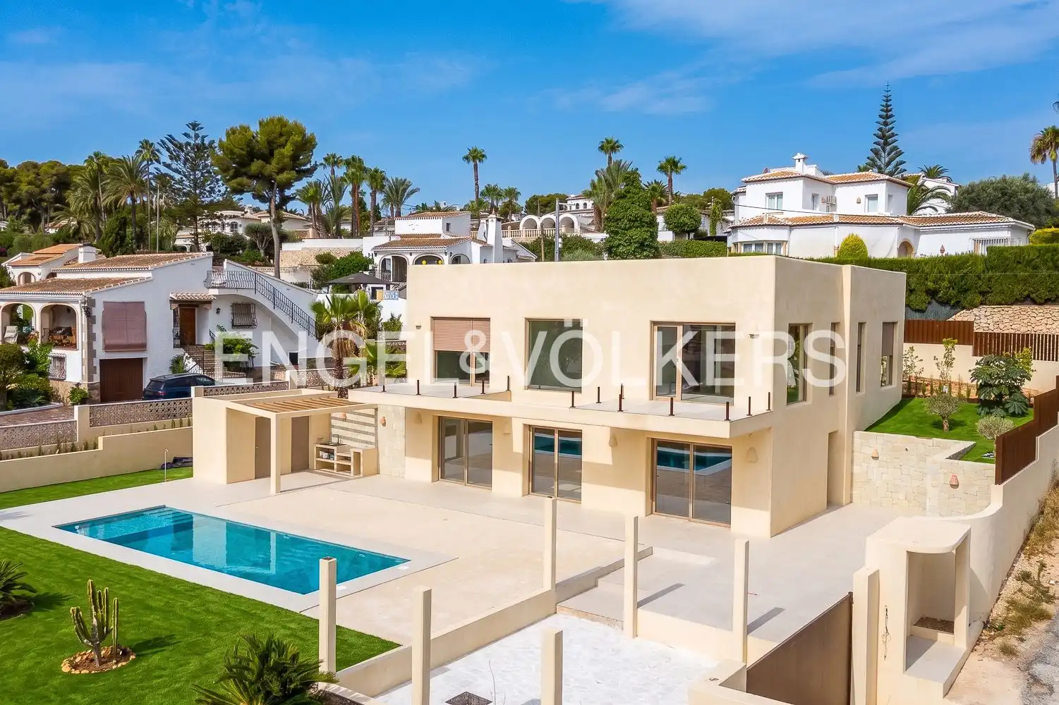 Exterior view of Houses for sale in Jávea / Xàbia  with Air Conditioner, Heating and Private garden
