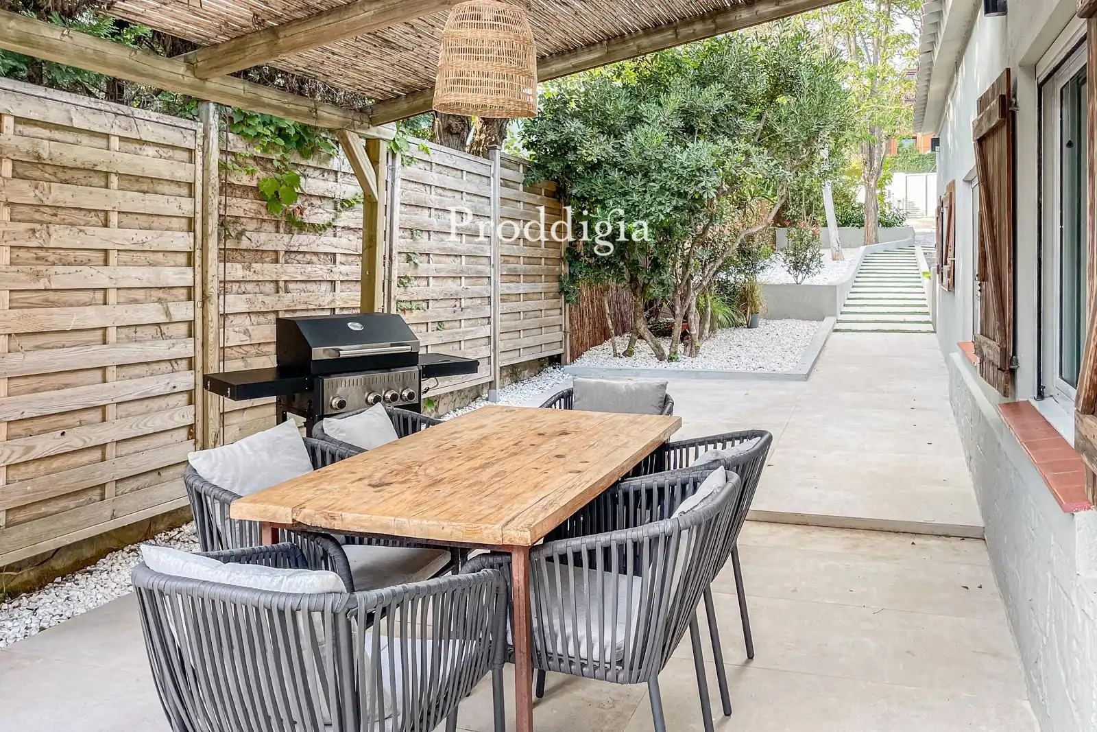 Terraza de Casa o chalet de alquiler en Sant Cugat del Vallès con Terraza, Piscina y Amueblado