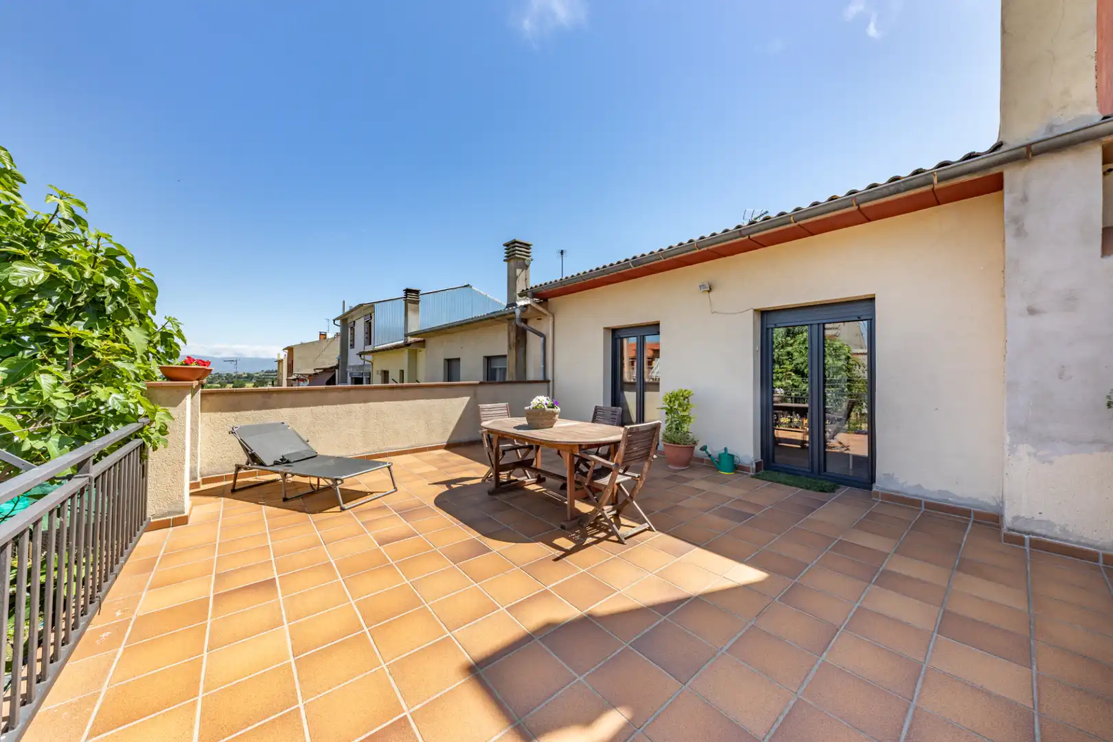 Terrassa de Casa adosada en venda en Santa Eugènia de Berga amb Calefacció, Jardí privat i Terrassa