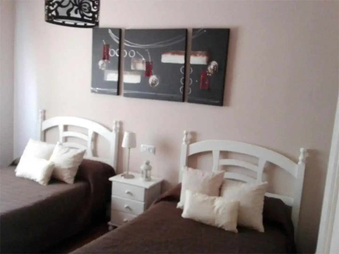 Schlafzimmer von Wohnung zur Miete in Carboneras de Guadazaón mit Parkett, Abstellraum und Möbliert