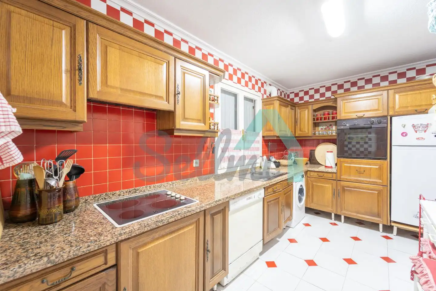 Cocina de Casa o chalet de alquiler en Ribadesella con Jardín privado, Parquet y Terraza