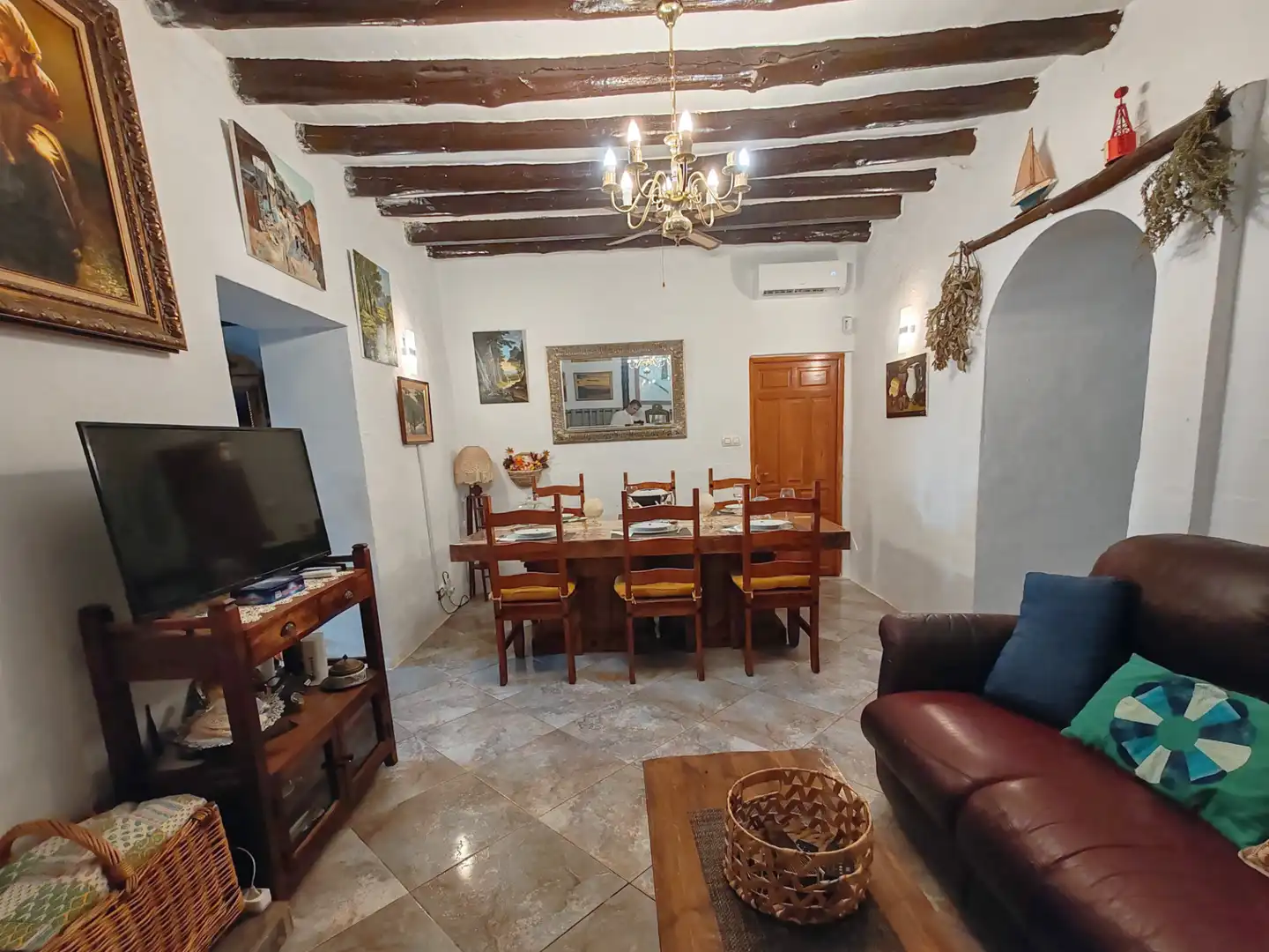 Comedor de Casa o chalet en venta en Huércal-Overa con Aire acondicionado, Jardín privado y Terraza