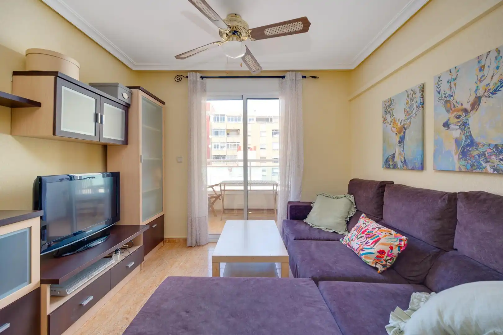 Sala de estar de Apartamento en venta en Torrevieja con Aire acondicionado, Terraza y Trastero