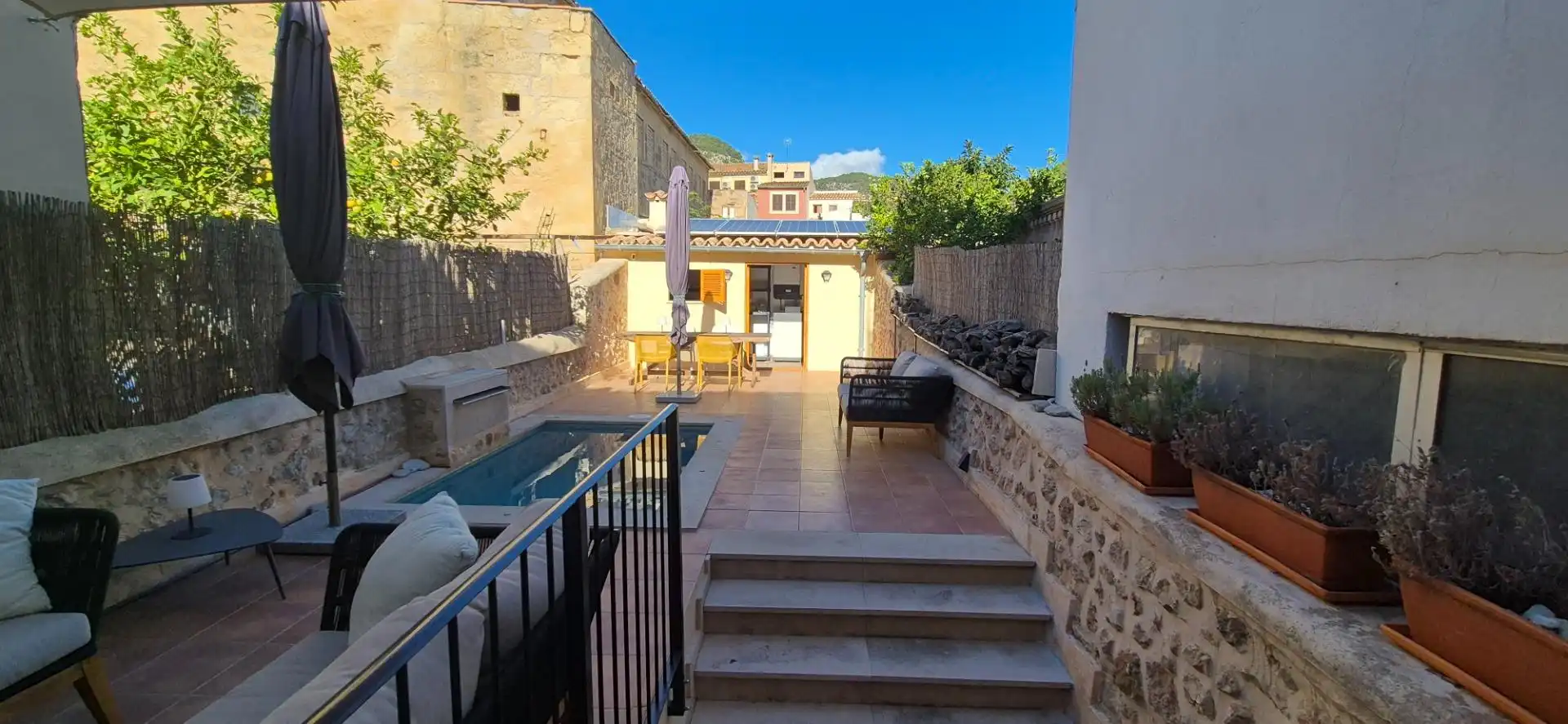 Terraza de Finca rústica en venta en Alaró con Aire acondicionado, Calefacción y Terraza