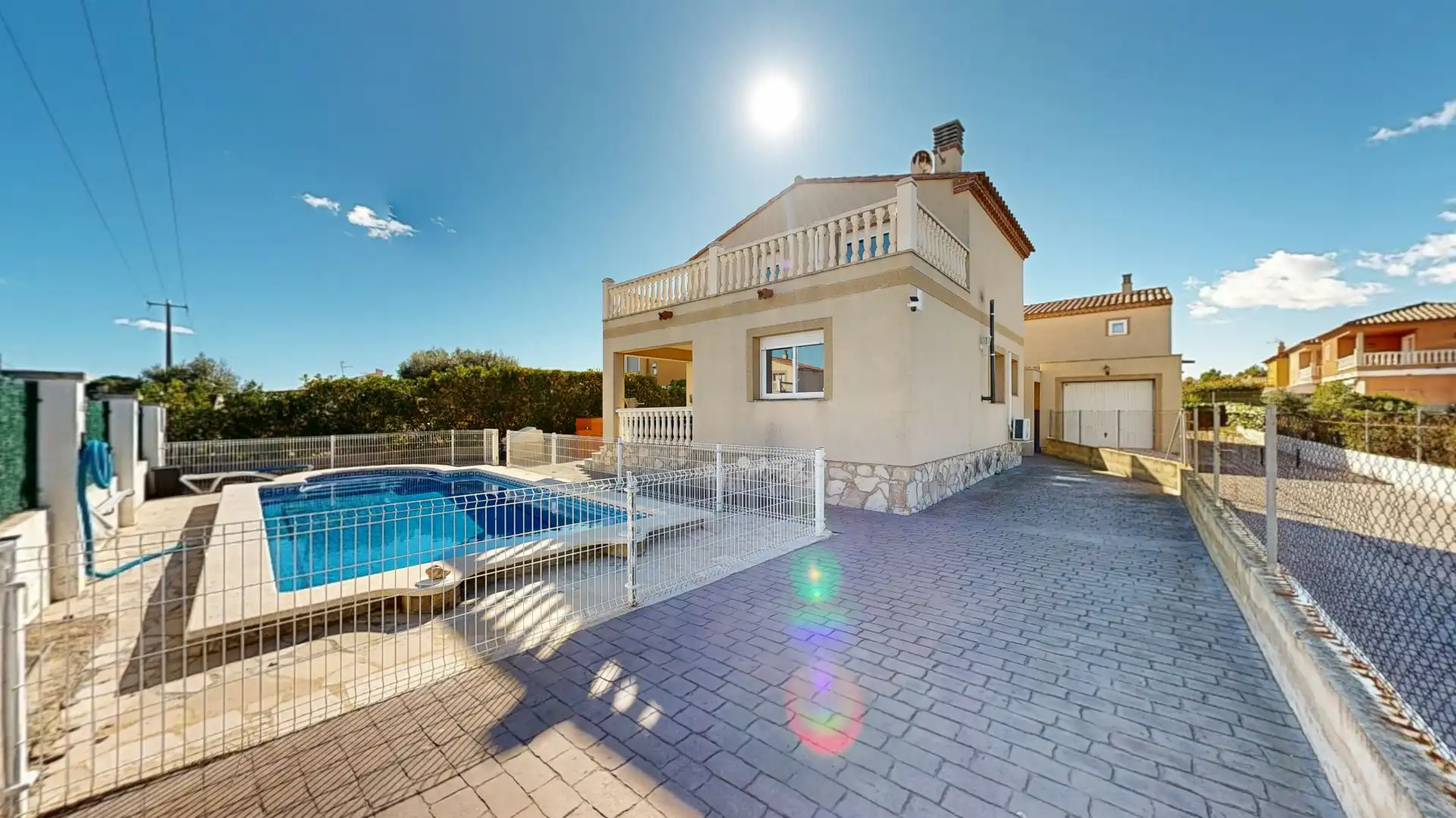 Piscina de Casa adosada en venta en L'Ametlla de Mar  con Aire acondicionado, Jardín privado y Terraza