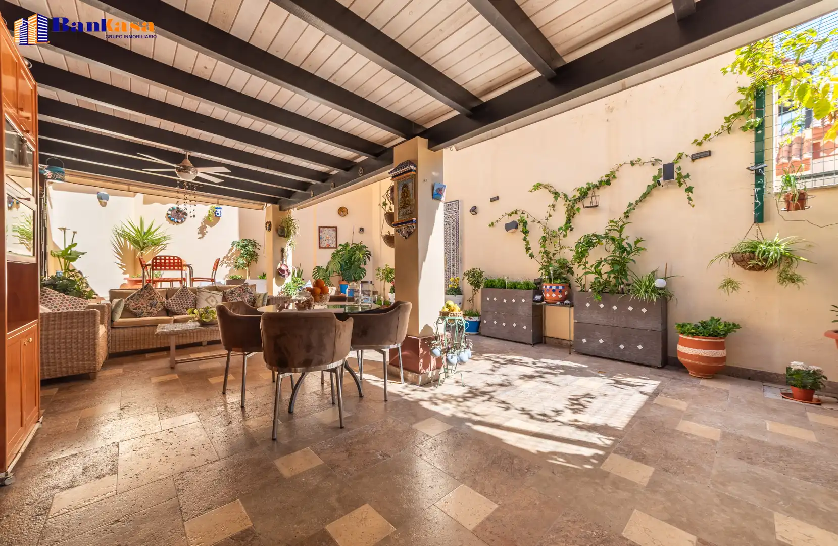 Terraza de Casa adosada en venta en Marbella con Aire acondicionado, Jardín privado y Terraza